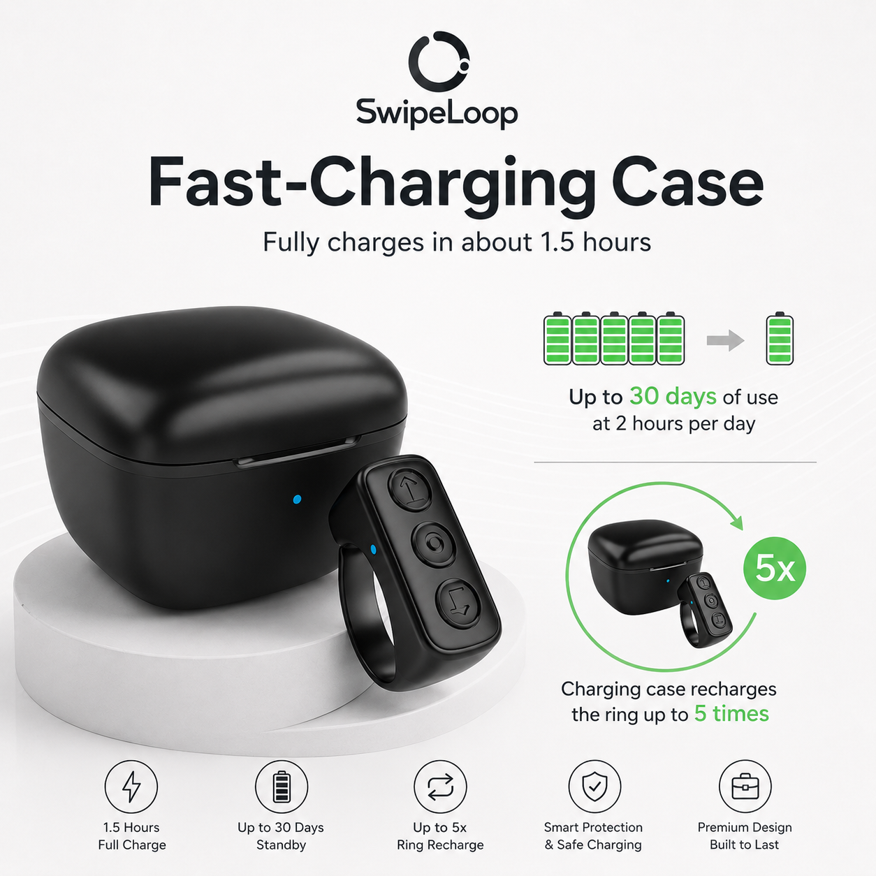 Bluetooth Scroll Loop Ring