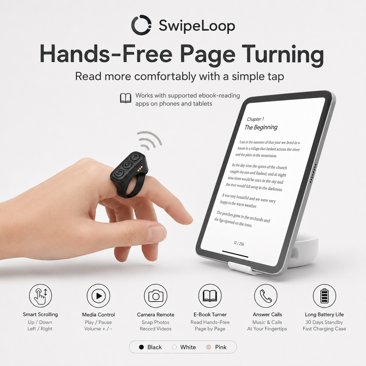Bluetooth Scroll Loop Ring