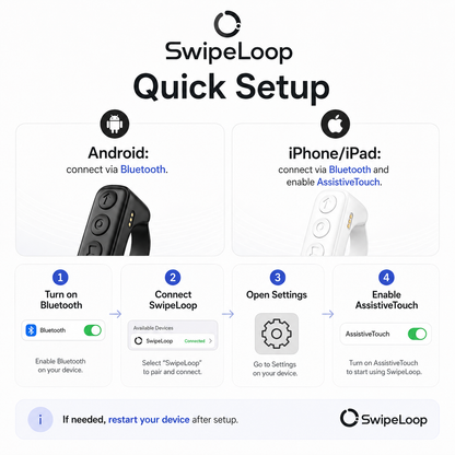 Bluetooth Scroll Loop Ring