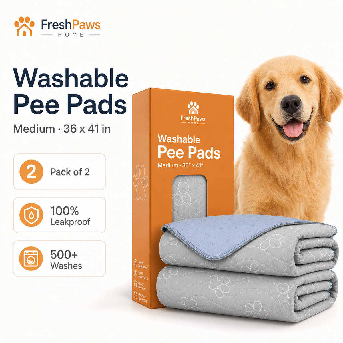 Ultra-Absorbent Washable Pet Training Pad