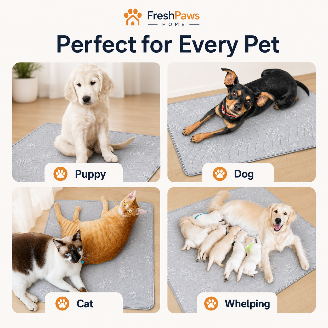 Ultra-Absorbent Washable Pet Training Pad