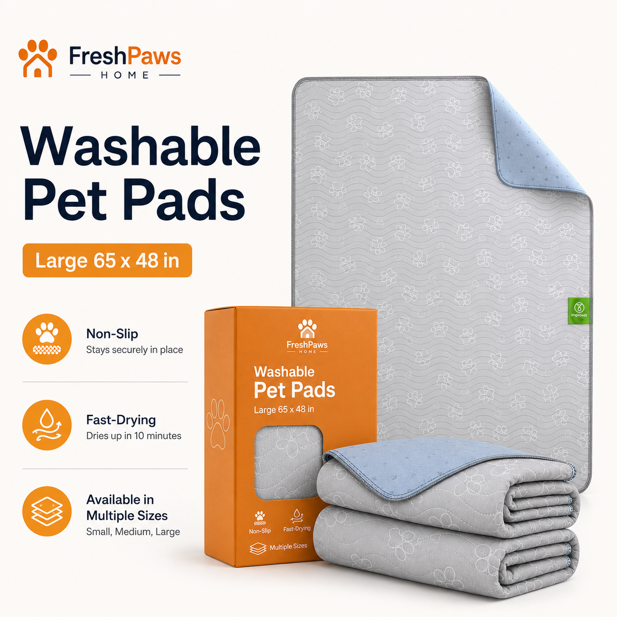 Ultra-Absorbent Washable Pet Training Pad